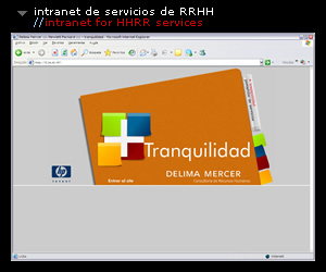 Intranet de servicios // Services intranet