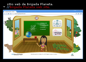 sitio web Brigada Planeta || Brigada Planeta's web site