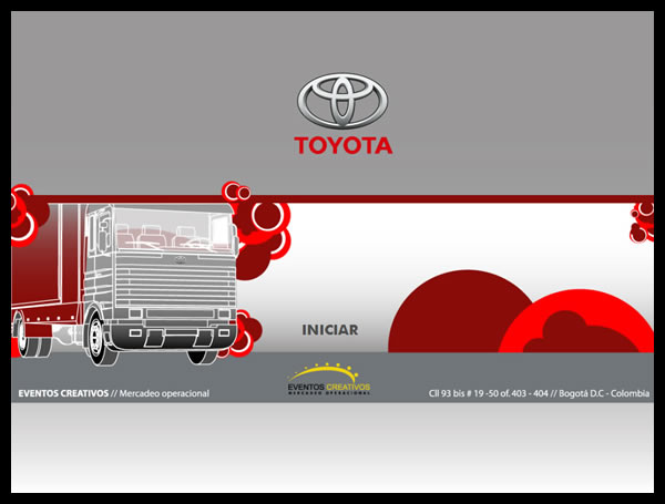 Presentación comercial de proyecto para Toyota // Commercial presentation for Toyota