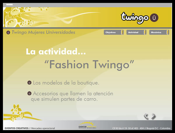 Presentación comercial de proyecto para Renault Twingo U // Commercial presentation for Renault Twingo U