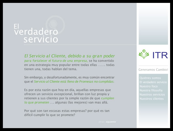 Brochure Digital de servicios // Digital brochure
