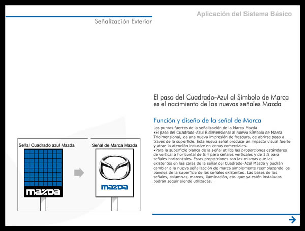 Manual digital de Identidad // Mazda's identity digital manual